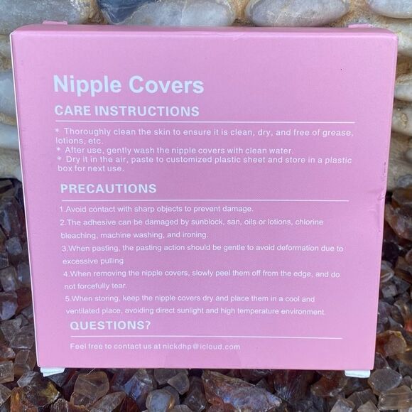 NIB New YODOYO Nipple Covers Sticky Adhesive Silicone Nipple Pasties Reusable - Picture 10 of 12